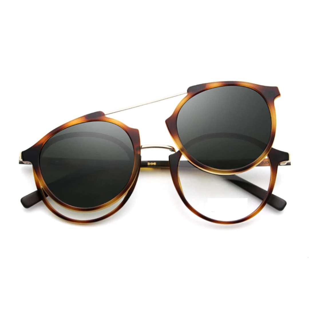 Armação de Óculos de Grau 2 em 1 Polarizado bauhaus