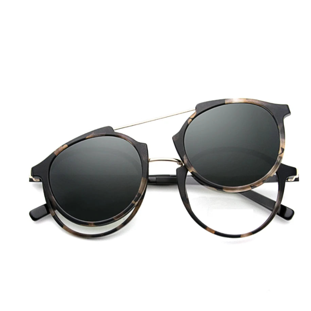 Armação de Óculos de Grau 2 em 1 Polarizado bauhaus