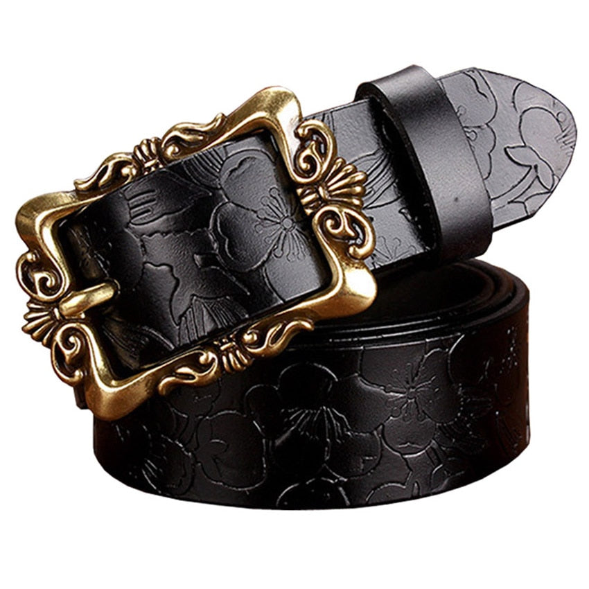 Cinto Feminino Country De Couro Vintage