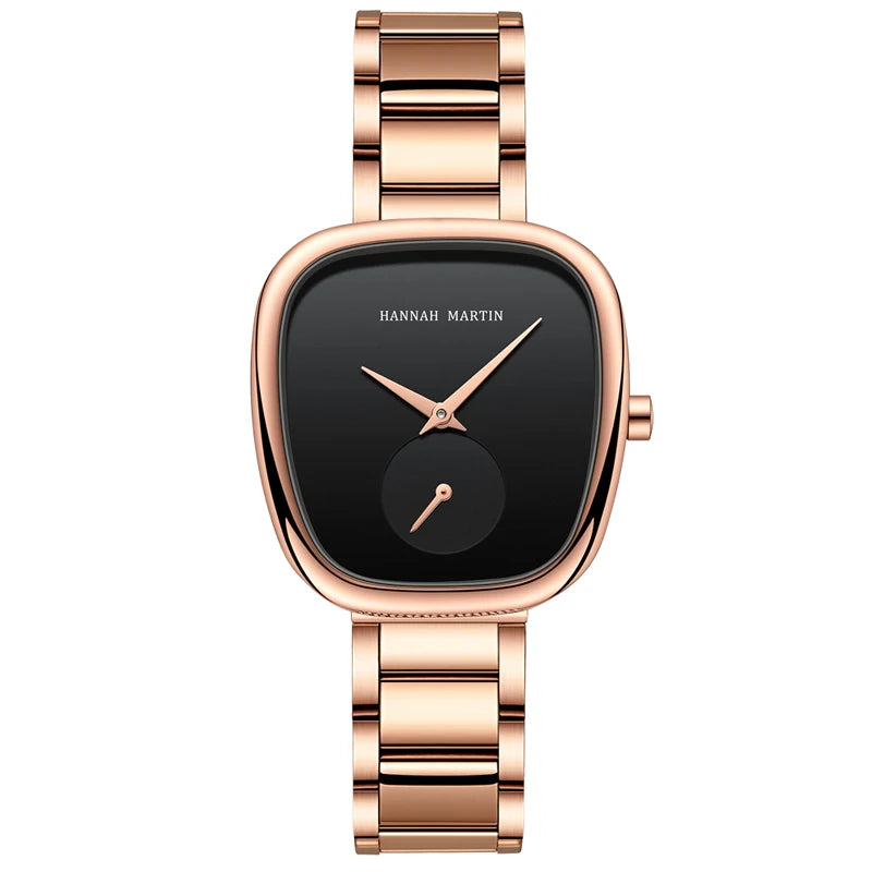 Relógio Feminino Dourado Minimalista Aurora