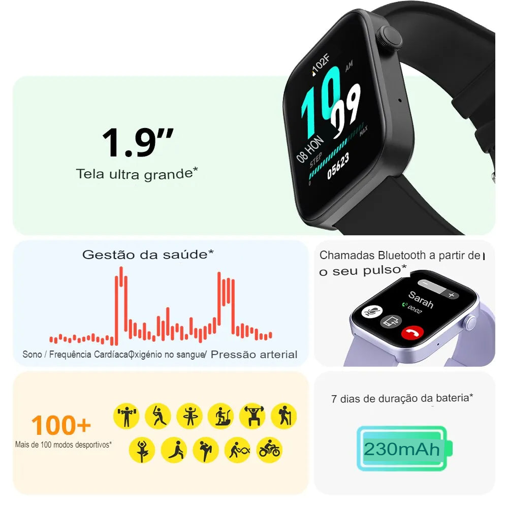 Relógio Smartwatch COLMI-P71 P68