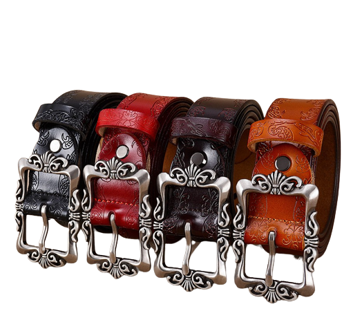 Cinto Feminino Country De Couro Lara