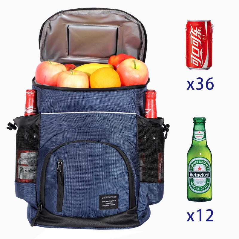 Mochila Térmica 33L Cerveja Praia Resistente Impermeável