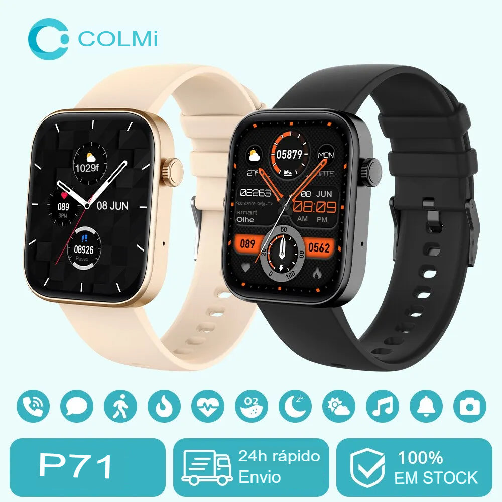Relógio Smartwatch COLMI-P71 P68