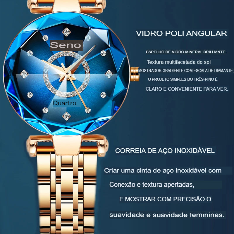 Relógio Feminino Seno Quartz Jaqueline