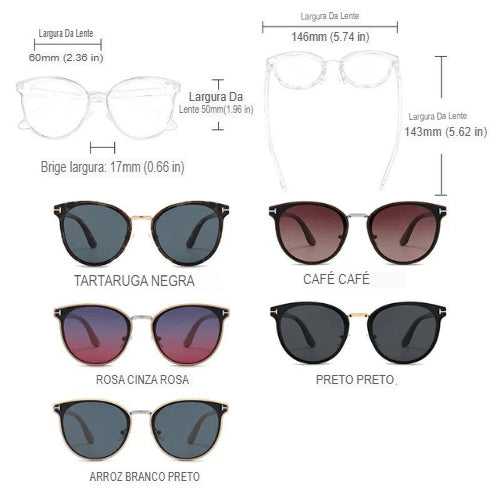 Óculos de Sol Feminino Sansara GCV Polarizado